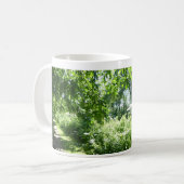 Panoramische Mok van de Coffee van het Ontsonnepar (Voorkant links)