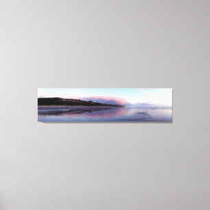 Panoramische Oceaan Zonsondergang Canvas Kunst