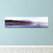 Panoramische Oceaan Zonsondergang Canvas Kunst (Insitu (Houten vloer))
