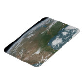 Panoramische planeet Aarde en de VS. 2 Magneet (Linkerzijde)