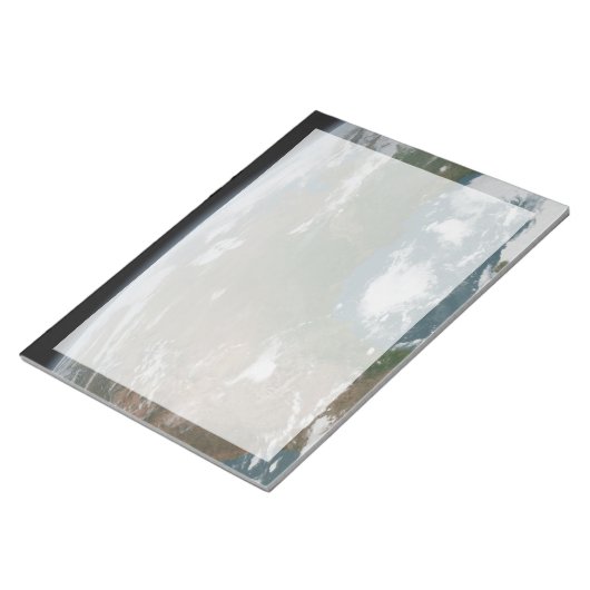 Panoramische planeet Aarde en de VS. 2 Notitieblok (Schuin)