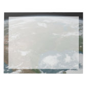 Panoramische planeet Aarde en de VS. 2 Notitieblok (Voorkant)