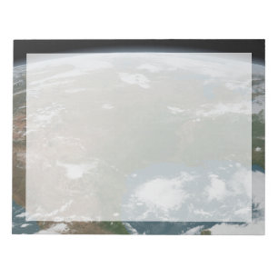 Panoramische planeet Aarde en de VS. 2 Notitieblok