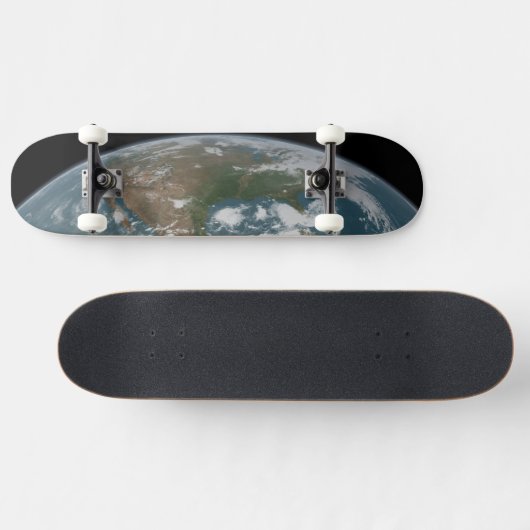 Panoramische planeet Aarde en de VS. 2 Persoonlijk Skateboard (Horizontaal)
