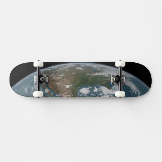 Panoramische planeet Aarde en de VS. 2 Persoonlijk Skateboard (Horizontaal)