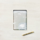 Panoramische planeet Aarde en de VS. 2 Post-it® Notes (Op bureau)