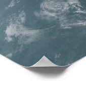 Panoramische planeet Aarde en de VS. 2 Poster (Hoek)