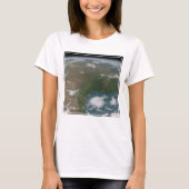 Panoramische planeet Aarde en de VS. 2 T-shirt (Voorkant)