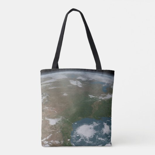 Panoramische planeet Aarde en de VS. 2 Tote Bag (Achterkant)