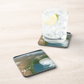 Panoramische planeet Aarde en de VS. Bier Onderzetter (Rechterzijde)