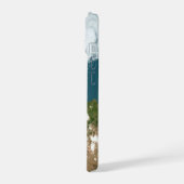 Panoramische planeet Aarde en de VS. iPhone 15 Case (Linkerkant)