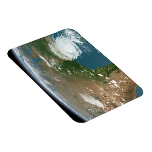 Panoramische planeet Aarde en de VS. Magneet (Rechterzijde)