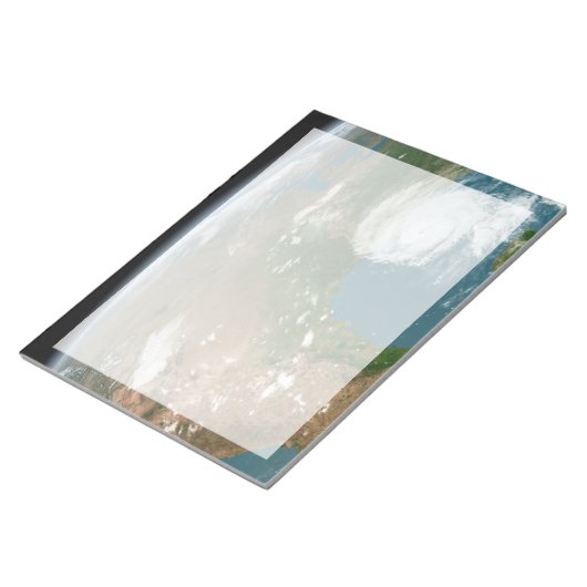 Panoramische planeet Aarde en de VS. Notitieblok (Schuin)