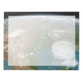 Panoramische planeet Aarde en de VS. Notitieblok (Voorkant)