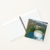 Panoramische planeet Aarde en de VS. Notitieboek (Binnen)