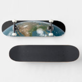 Panoramische planeet Aarde en de VS. Persoonlijk Skateboard (Horizontaal)