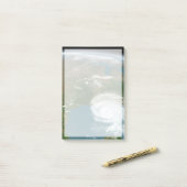 Panoramische planeet Aarde en de VS. Post-it® Notes (Op bureau)