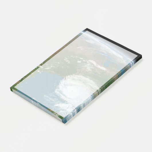 Panoramische planeet Aarde en de VS. Post-it® Notes (Schuin)