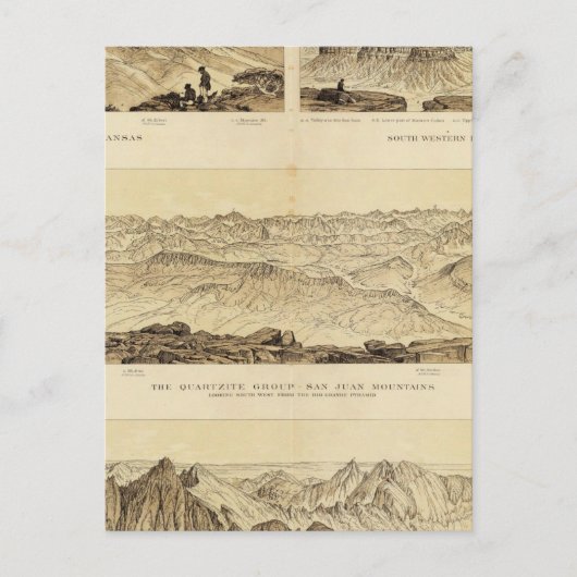 Panoramische Uitzichten Briefkaart (Voorkant)