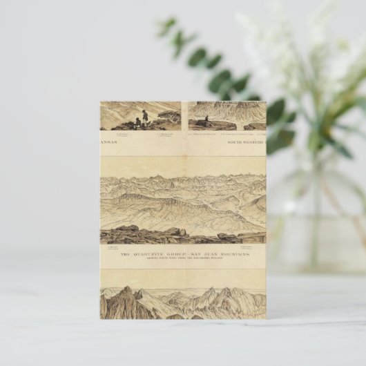 Panoramische Uitzichten Briefkaart (Staand voorkant)