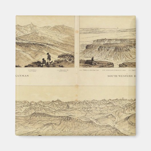 Panoramische Uitzichten Magneet (Voorkant)