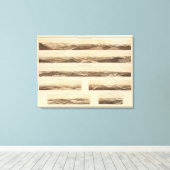 Panoramische Uitzichten van de onderlegger Canvas Afdruk (Insitu (Houten vloer))