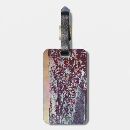 Panoramische vormer bagagelabel (Achterkant verticaal)