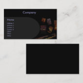 Panoramische zonneprofielkaart visitekaartje (Voorkant / Achterkant)