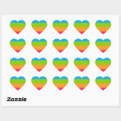Panoromantic Pride Flag Hart Sticker (Vel)