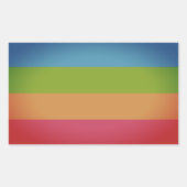 Panoromantic Pride Rechthoekige Sticker (Voorkant)