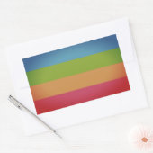 Panoromantic Pride Rechthoekige Sticker (Envelop)