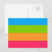 Panoromantische Pride-vlag Briefkaart (Voorkant / Achterkant)