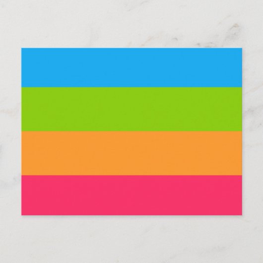 Panoromantische Pride-vlag Briefkaart (Voorkant)