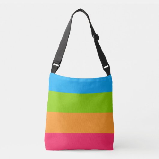 Panoromantische Pride-vlag Crossbody Tas (Voorkant)