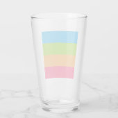 Panoromantische Pride-vlag Glas (Achterkant)
