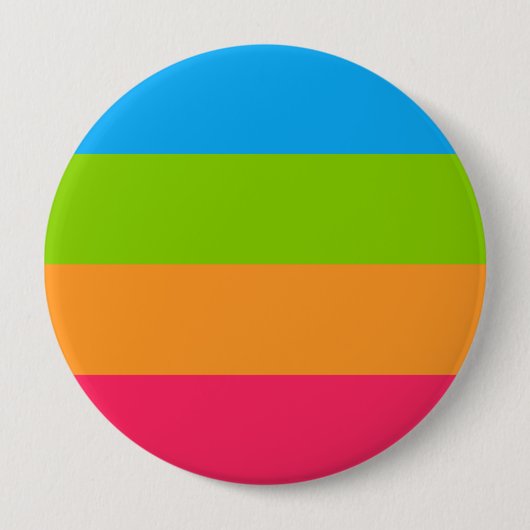 Panoromantische Pride-vlag Ronde Button 4,0 Cm (Voorkant)