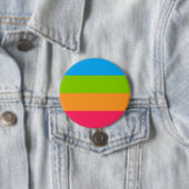 Panoromantische Pride-vlag Ronde Button 7,6 Cm (In situ)