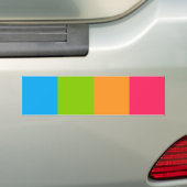 Panoromantische trots bumpersticker (Op auto)