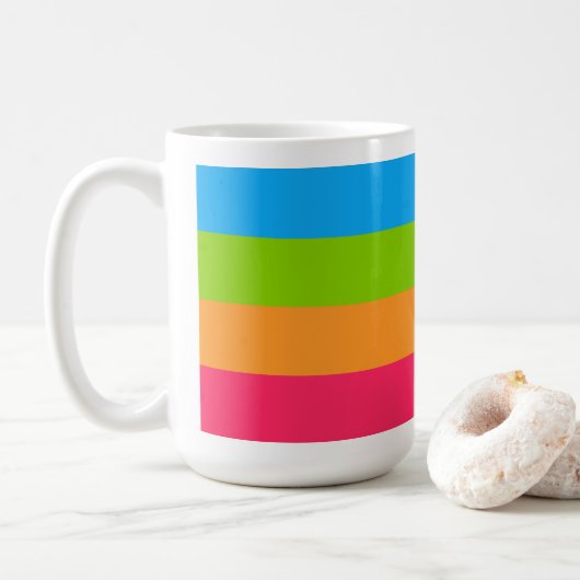 Panoromantische trots koffiemok (Met donut)