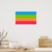 Panoromantische trots poster (Keuken)