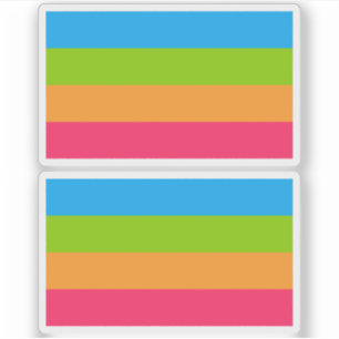 Panoromantische trots sticker