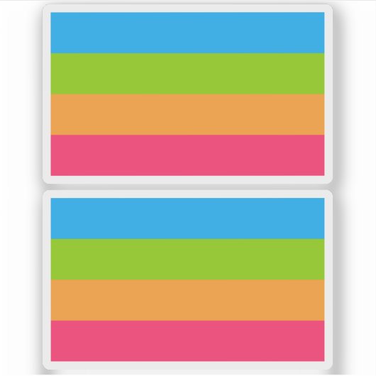 Panoromantische trots sticker (Voorkant)