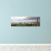 Panoromic of Arizona Monsoon Landschap Canvas Afdruk (Insitu (Houten vloer))