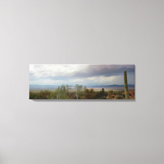 Panoromic of Arizona Monsoon Landschap Canvas Afdruk