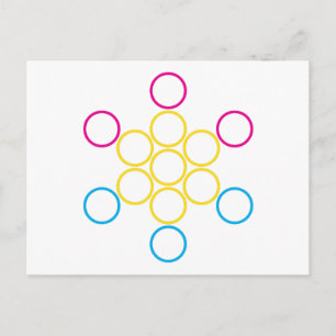 panSacred cirkels Briefkaart