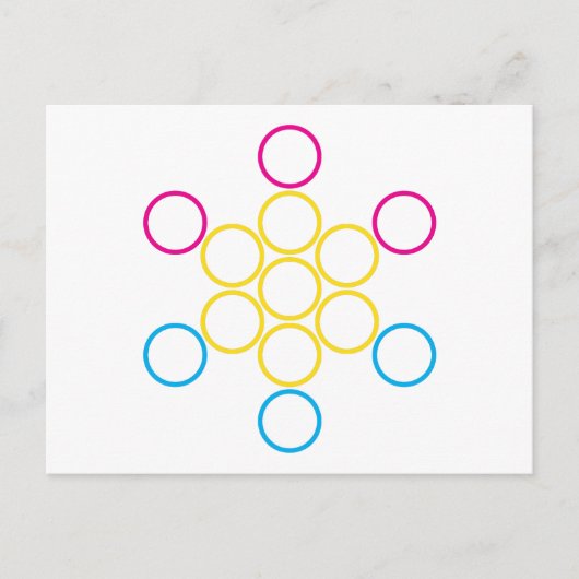 panSacred cirkels Briefkaart (Voorkant)