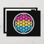 panSacred geometrie Briefkaart (Voorkant / Achterkant)