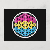 panSacred geometrie Briefkaart (Voorkant)