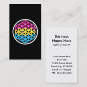 panSacred geometrie Visitekaartje (Voorkant / Achterkant)