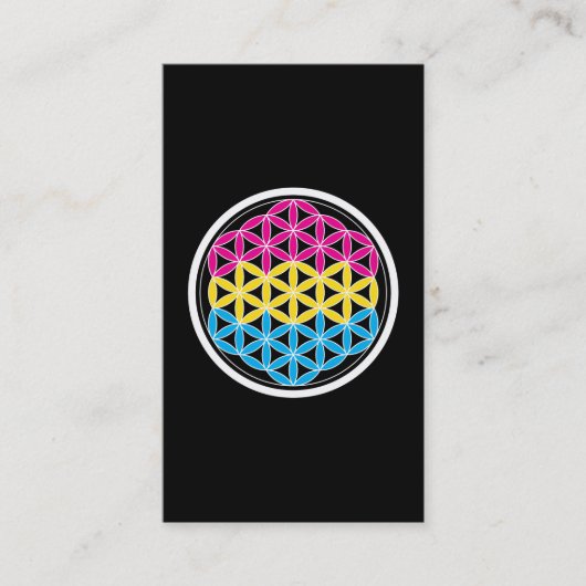 panSacred geometrie Visitekaartje (Voorkant)